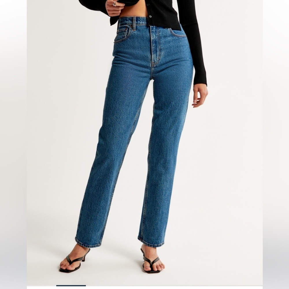 Abercrombie & Fitch ‘90s Straight Ultra High Rise Curve Love Jeans